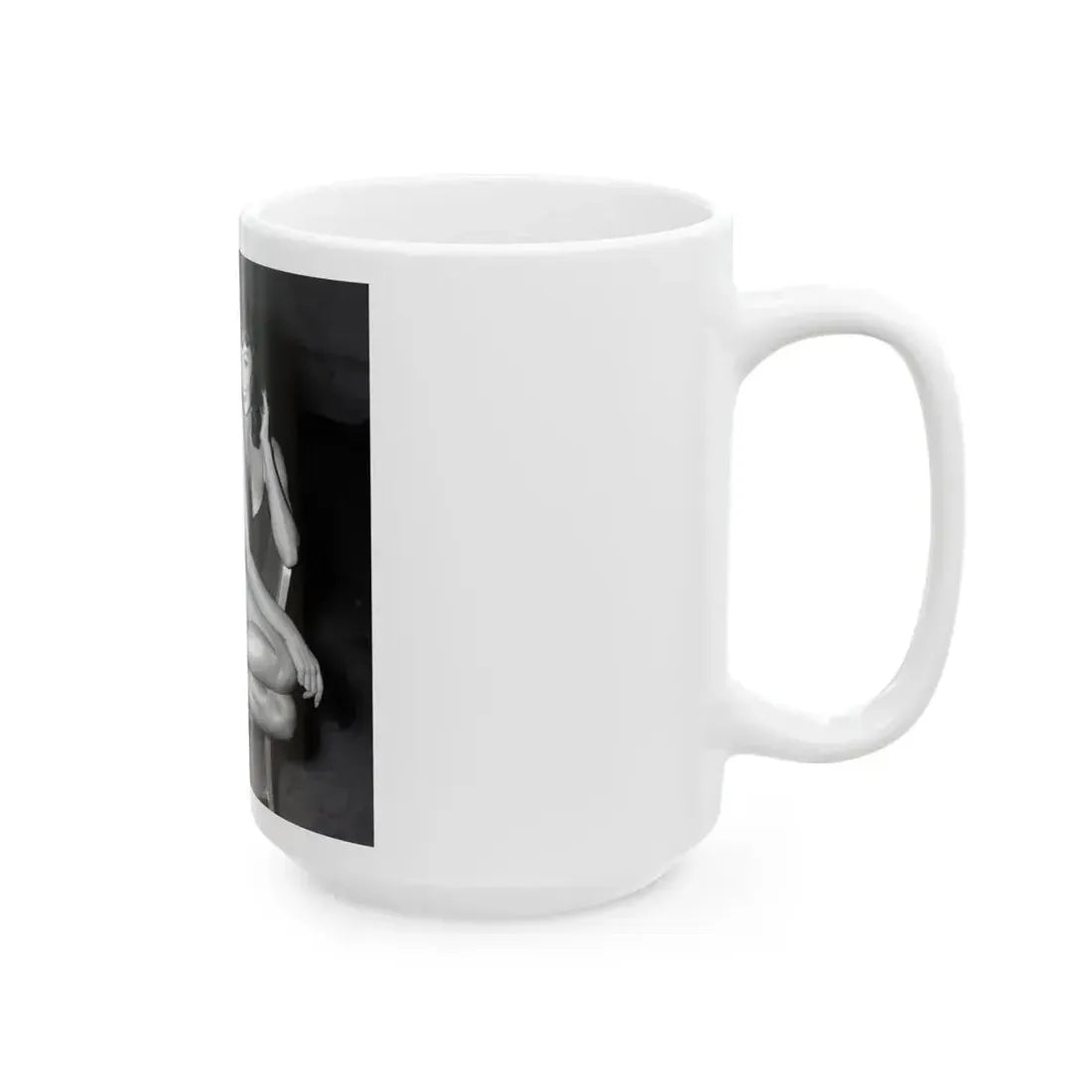 Joan Collins #648 (Vintage Female Icon) White Coffee Mug - Go Mug Yourself