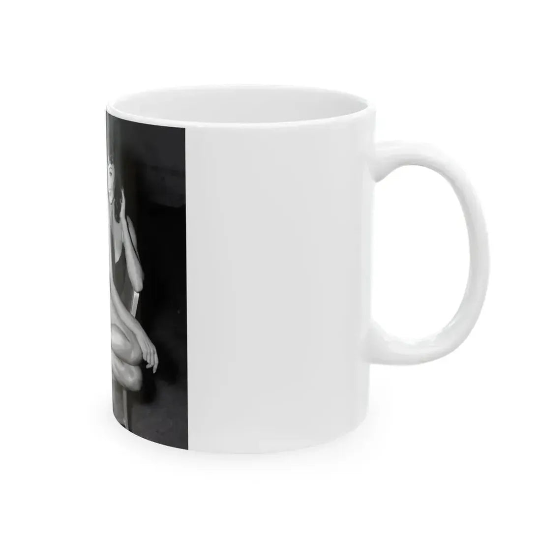 Joan Collins #648 (Vintage Female Icon) White Coffee Mug - Go Mug Yourself