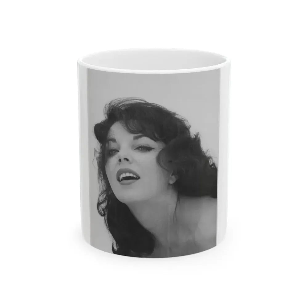 Joan Collins #651 (Vintage Female Icon) White Coffee Mug 11oz - Go Mug Yourself