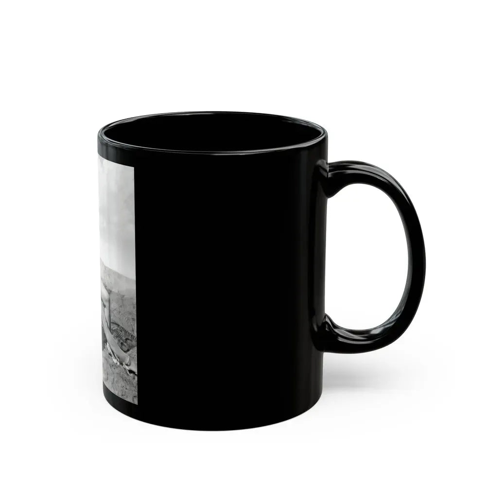 Joan Collins #655 (Vintage Female Icon) Black Coffee Mug - Go Mug Yourself