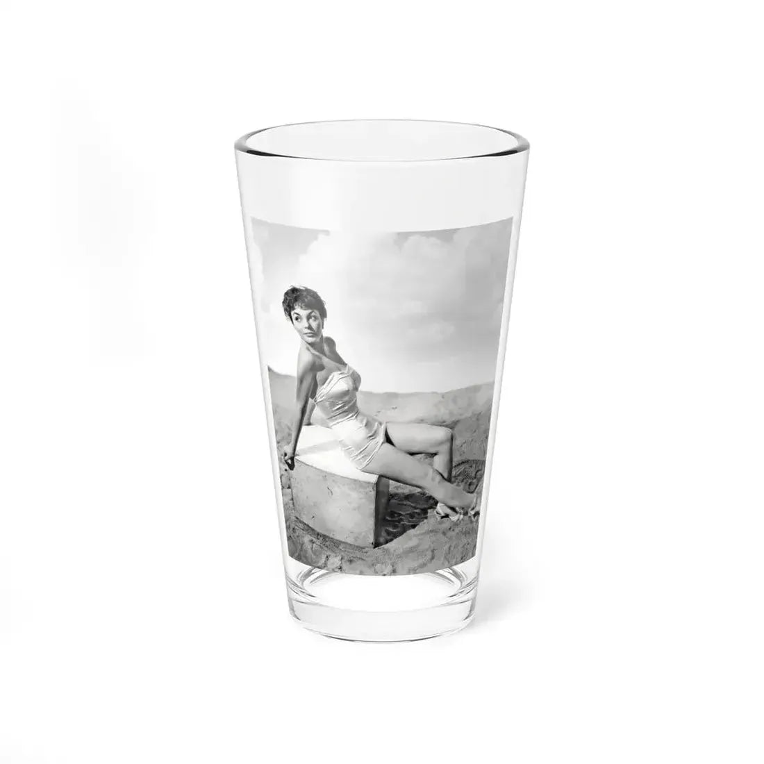 Joan Collins #655 (Vintage Female Icon) Pint Glass 16oz 16oz - Go Mug Yourself
