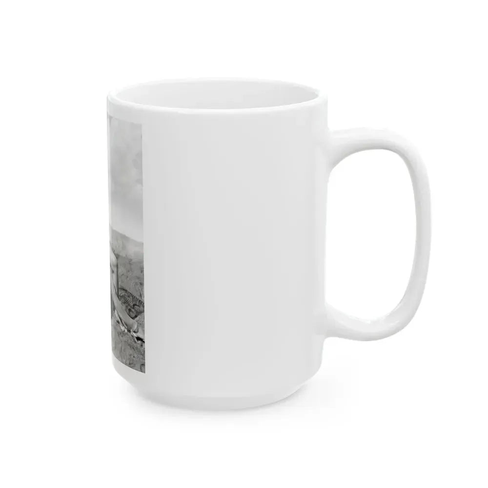 Joan Collins #655 (Vintage Female Icon) White Coffee Mug - Go Mug Yourself