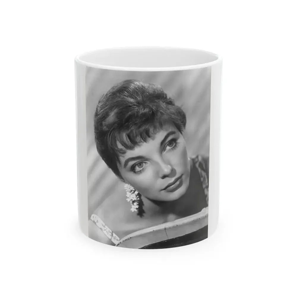 Joan Collins #657 (Vintage Female Icon) White Coffee Mug 11oz - Go Mug Yourself