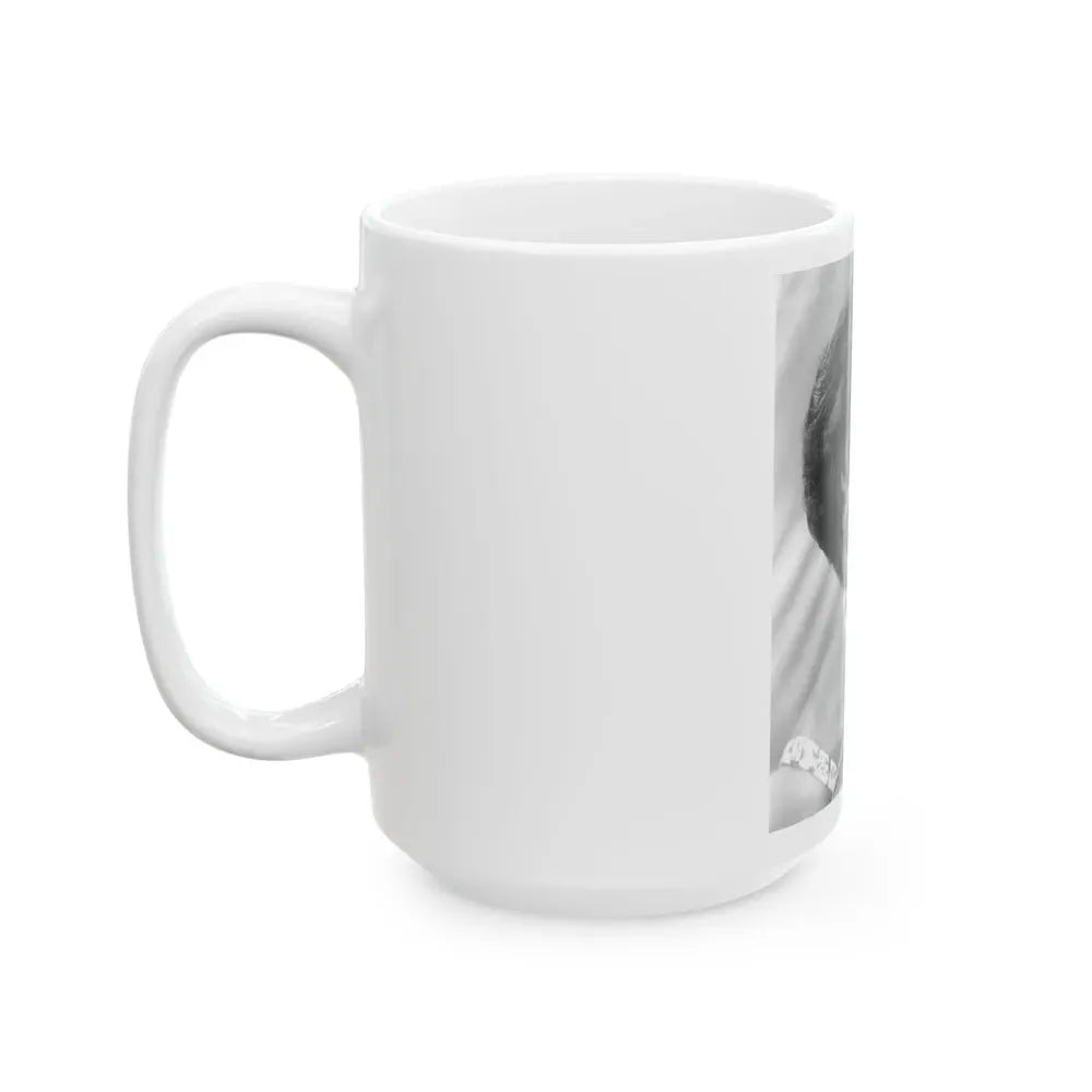 Joan Collins #657 (Vintage Female Icon) White Coffee Mug - Go Mug Yourself
