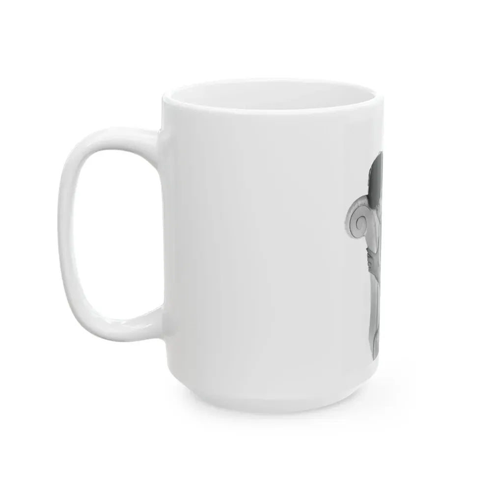 Joan Collins #660 (Vintage Female Icon) White Coffee Mug - Go Mug Yourself