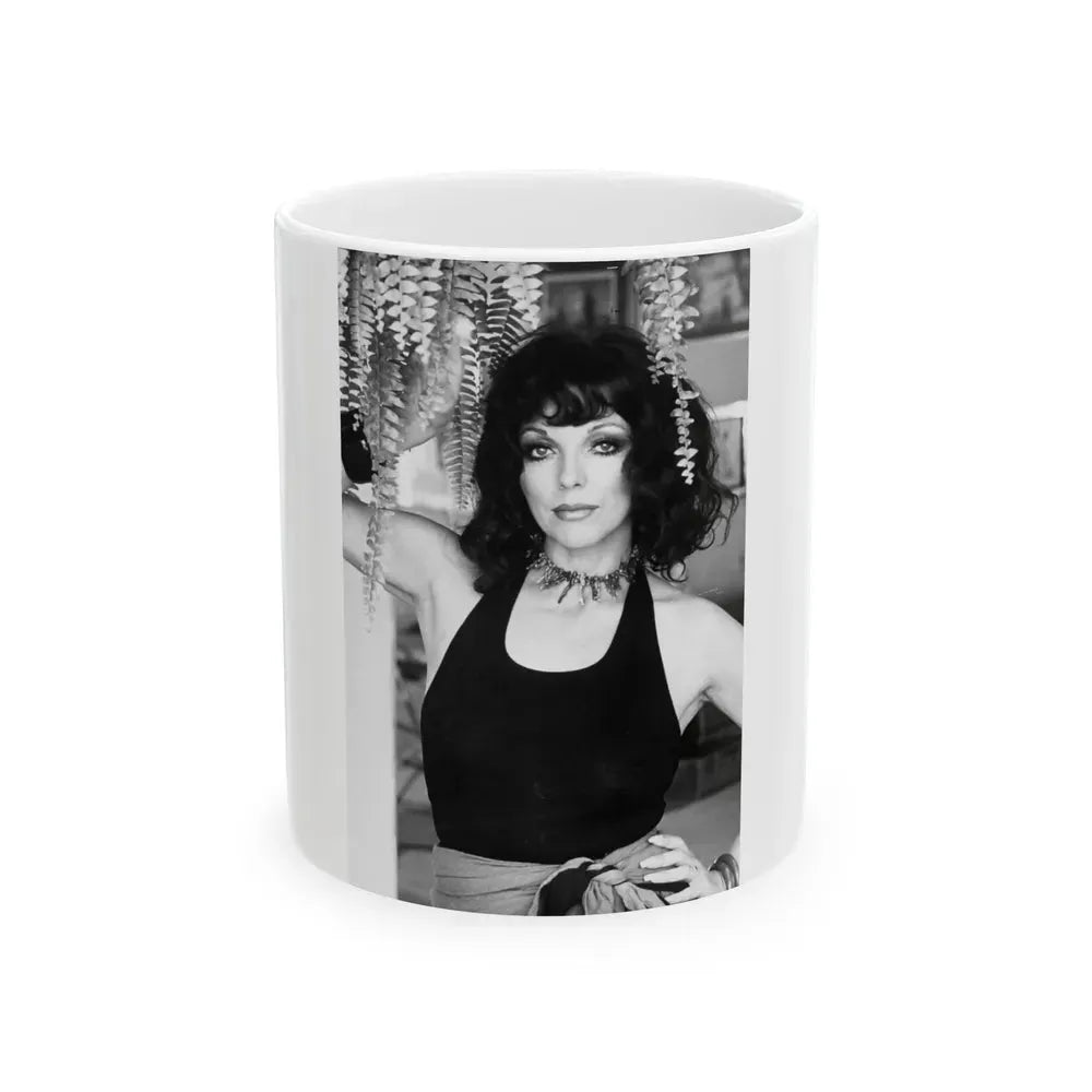 Joan Collins #661 (Vintage Female Icon) White Coffee Mug 11oz - Go Mug Yourself