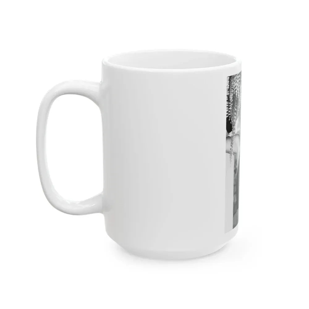 Joan Collins #661 (Vintage Female Icon) White Coffee Mug - Go Mug Yourself