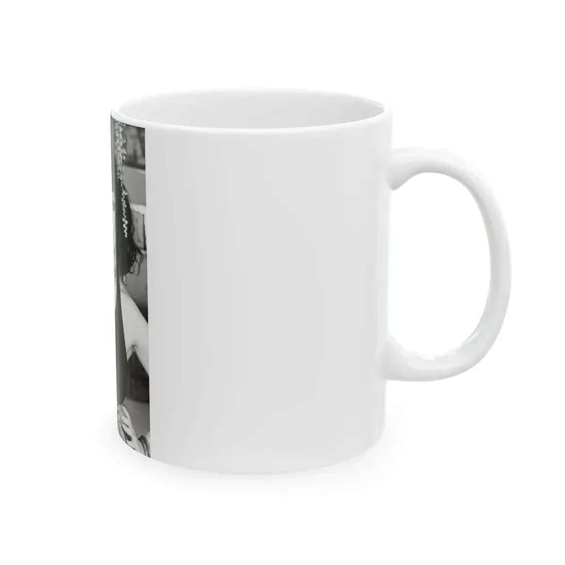 Joan Collins #661 (Vintage Female Icon) White Coffee Mug - Go Mug Yourself