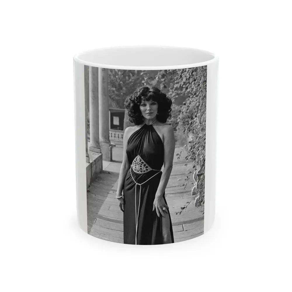 Joan Collins #662 (Vintage Female Icon) White Coffee Mug 11oz - Go Mug Yourself