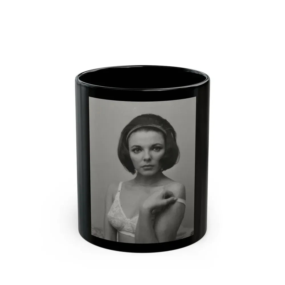 Joan Collins #663 (Vintage Female Icon) Black Coffee Mug 11oz - Go Mug Yourself