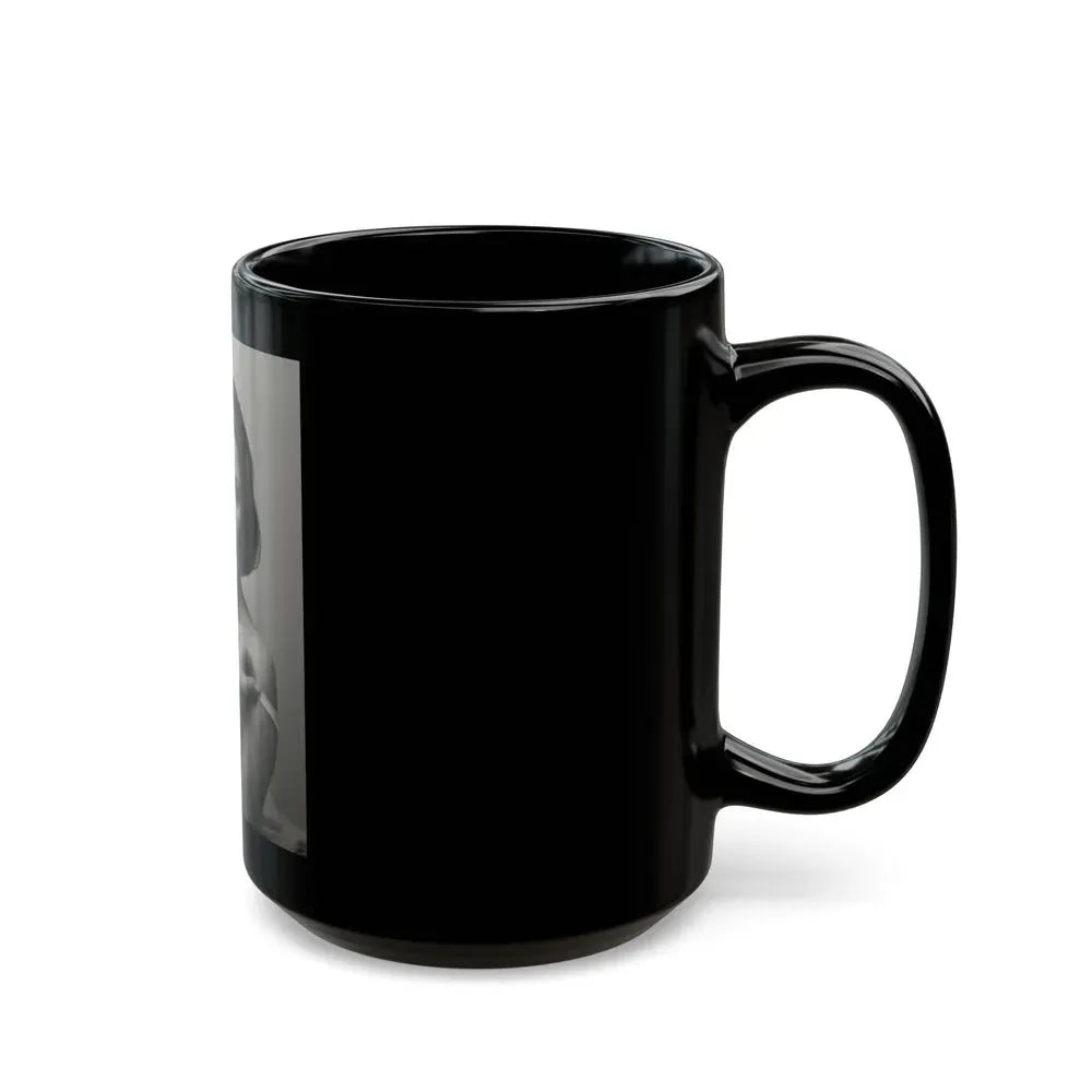 Joan Collins #663 (Vintage Female Icon) Black Coffee Mug - Go Mug Yourself