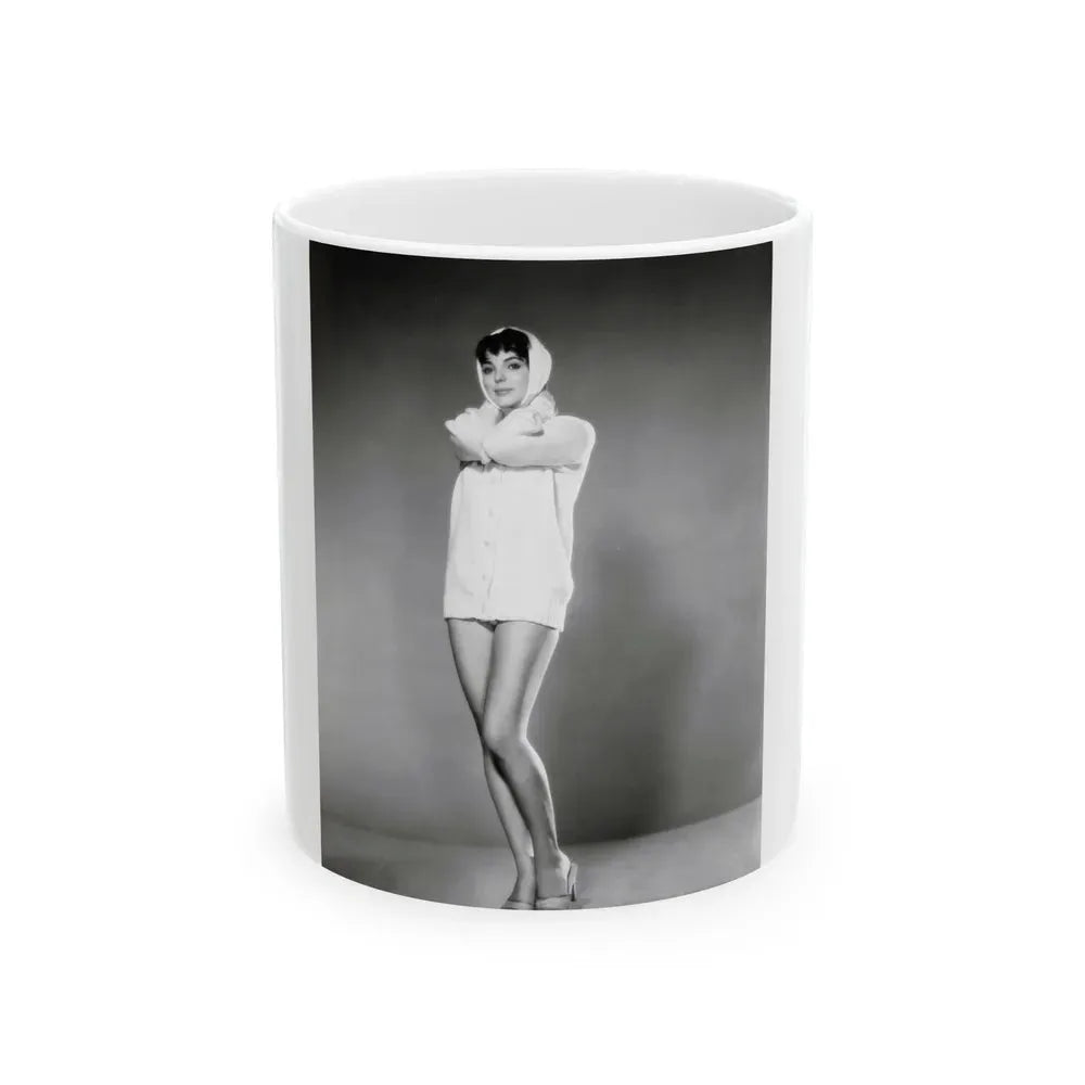 Joan Collins #664 (Vintage Female Icon) White Coffee Mug 11oz - Go Mug Yourself