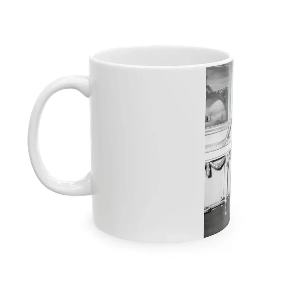 Joan Collins #669 (Vintage Female Icon) White Coffee Mug - Go Mug Yourself
