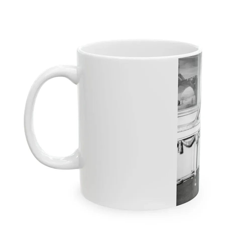 Joan Collins #669 (Vintage Female Icon) White Coffee Mug - Go Mug Yourself