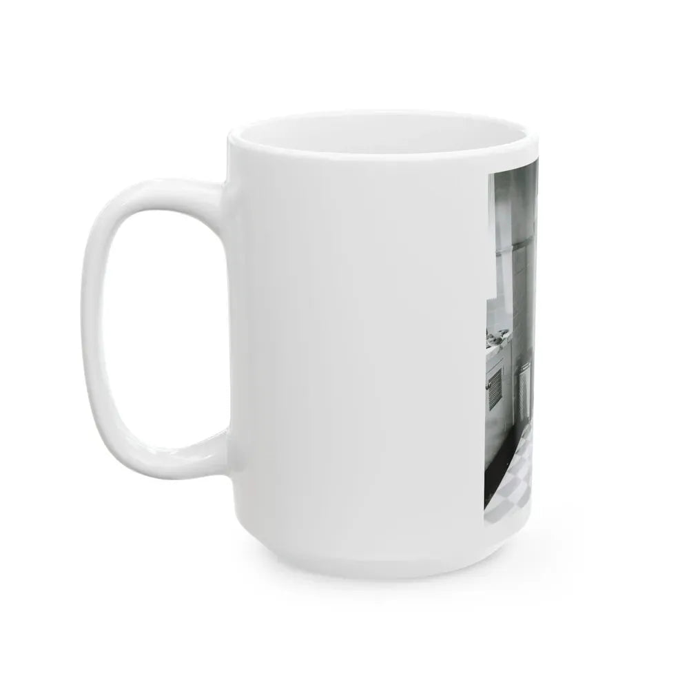 Joan Collins #670 (Vintage Female Icon) White Coffee Mug - Go Mug Yourself