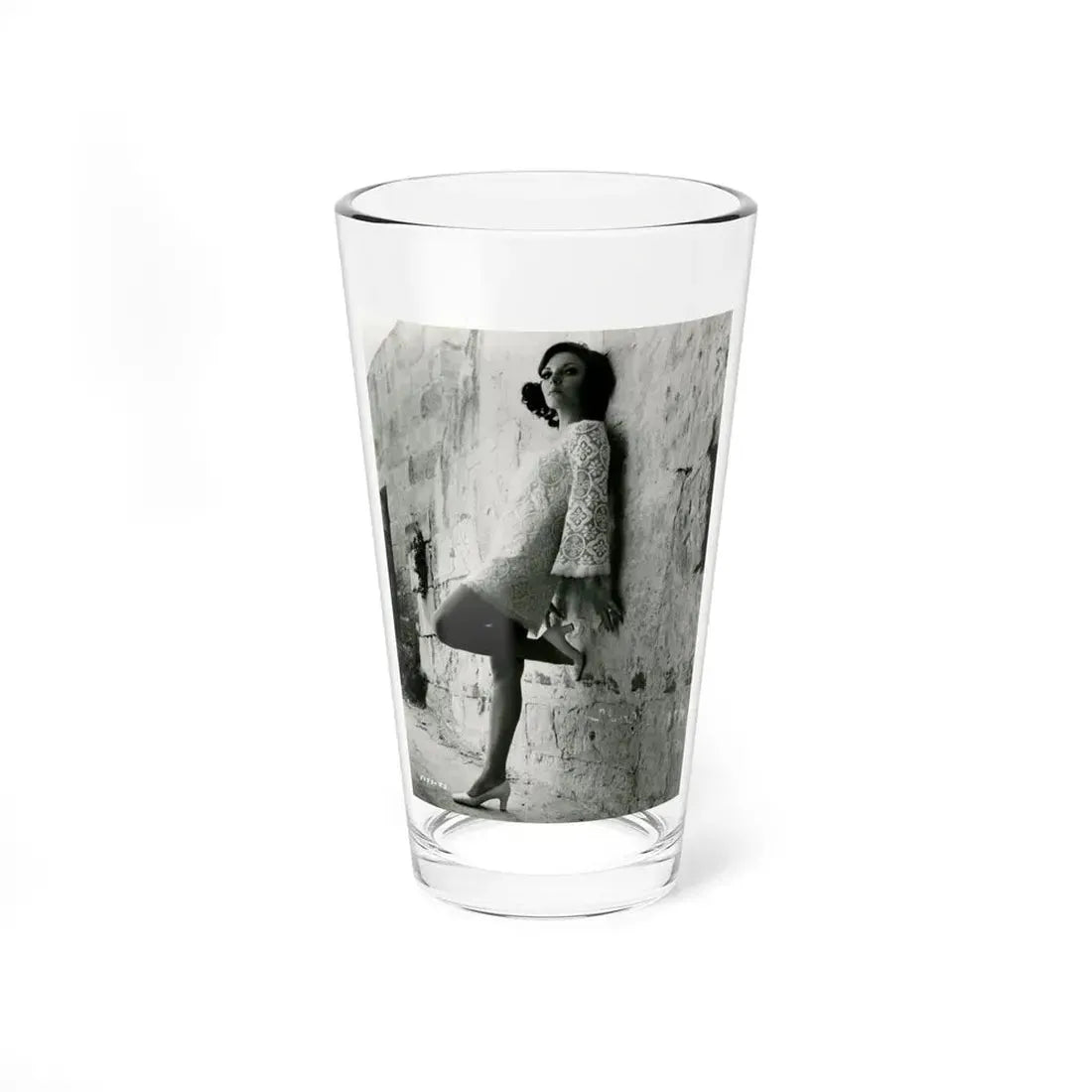 Joan Collins #673 (Vintage Female Icon) Pint Glass 16oz 16oz - Go Mug Yourself