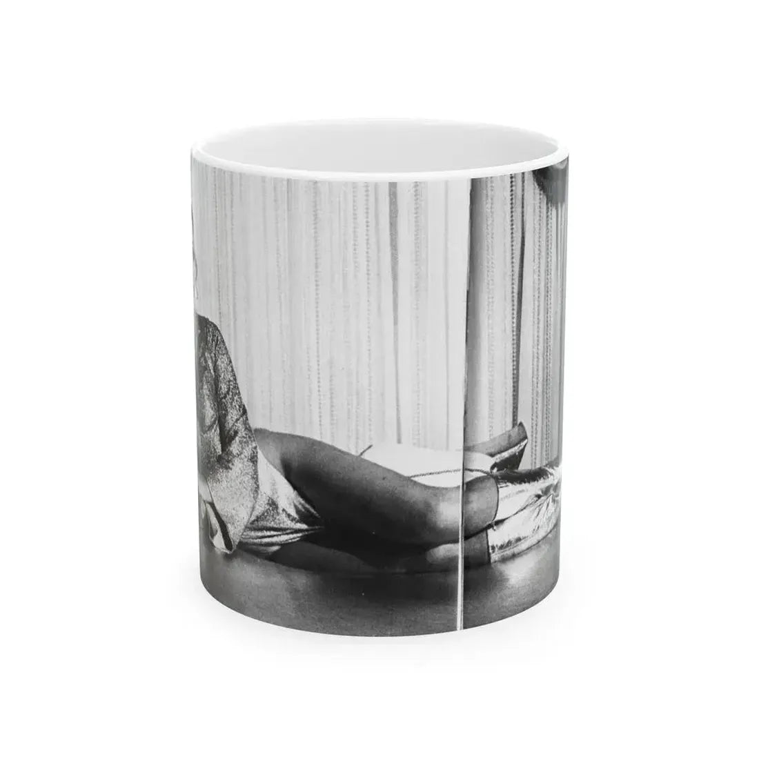 Joan Collins #98 (Vintage Female Icon) White Coffee Mug 11oz - Go Mug Yourself