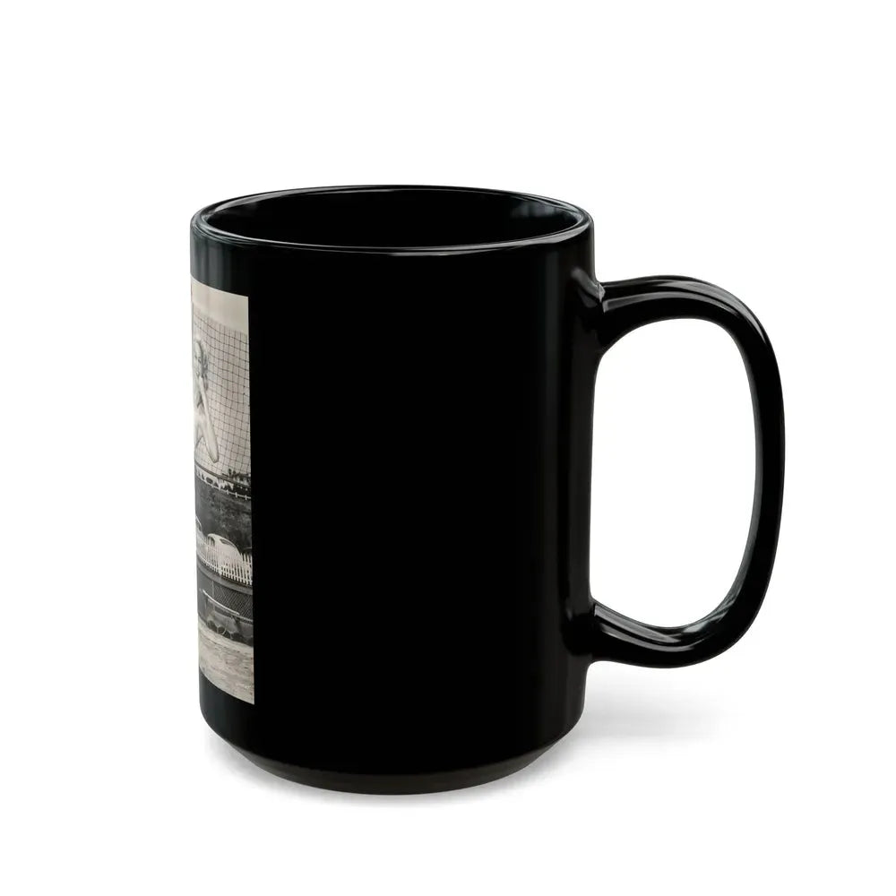 Joan Shawlee #01 (Vintage Female Icon) Black Coffee Mug - Go Mug Yourself