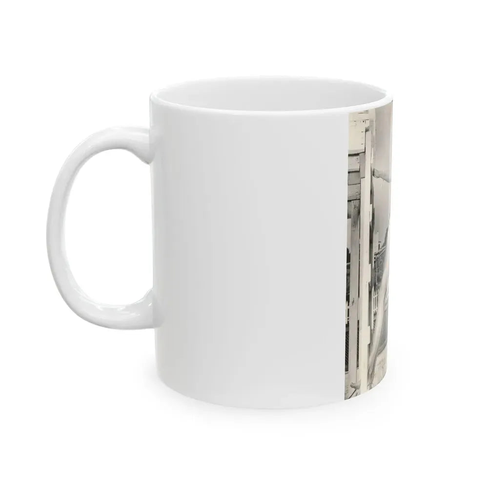Joan Shawlee #01 (Vintage Female Icon) White Coffee Mug - Go Mug Yourself