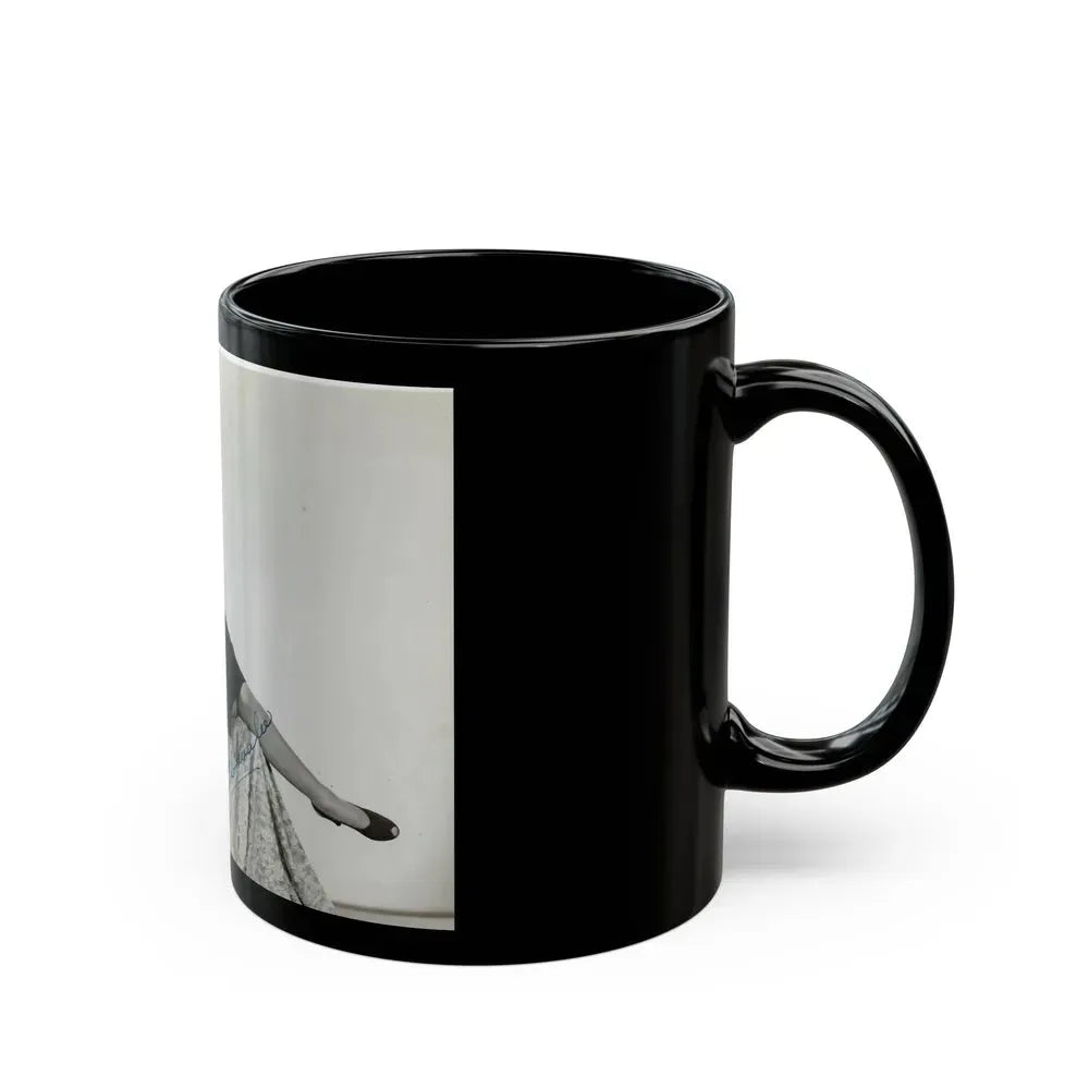 Joan Shawlee #04 (Vintage Female Icon) Black Coffee Mug - Go Mug Yourself