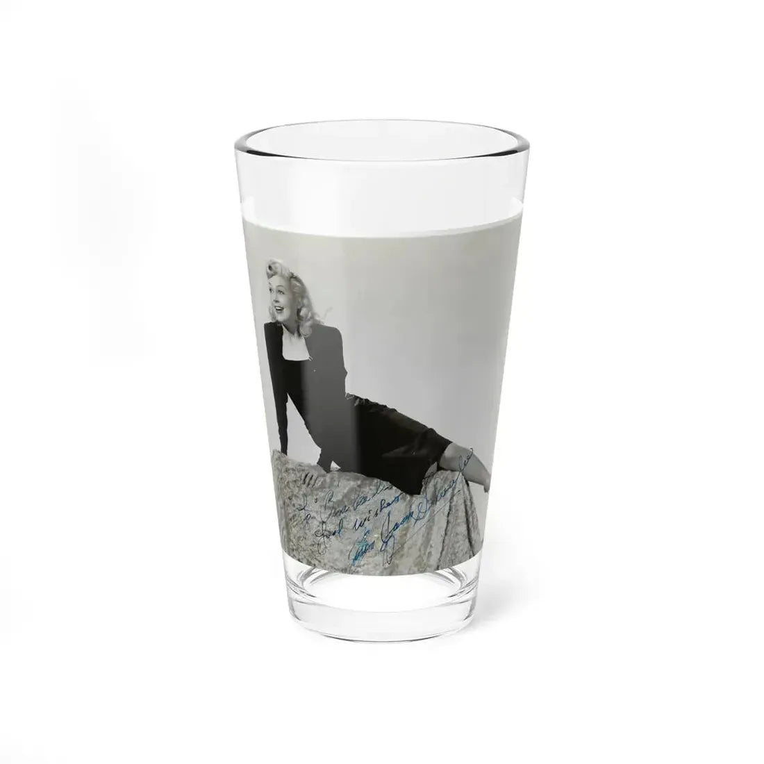 Joan Shawlee #04 (Vintage Female Icon) Pint Glass 16oz 16oz - Go Mug Yourself