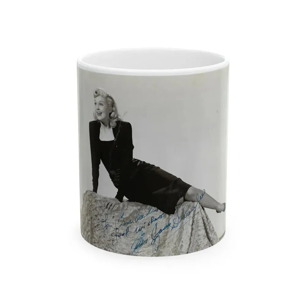Joan Shawlee #04 (Vintage Female Icon) White Coffee Mug 11oz - Go Mug Yourself
