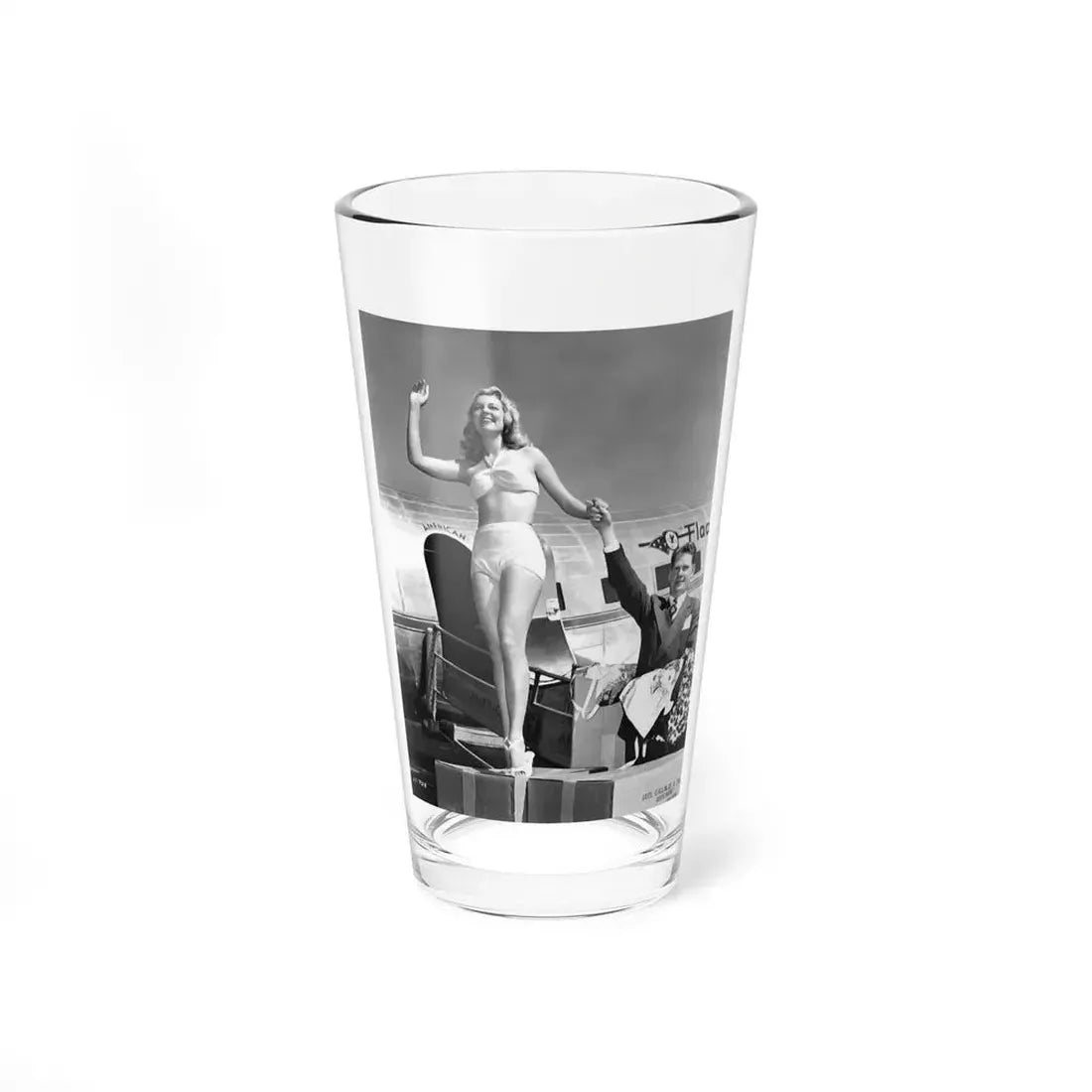 Joan Shawlee #05 (Vintage Female Icon) Pint Glass 16oz 16oz - Go Mug Yourself