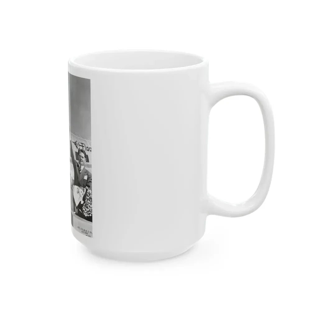 Joan Shawlee #05 (Vintage Female Icon) White Coffee Mug - Go Mug Yourself