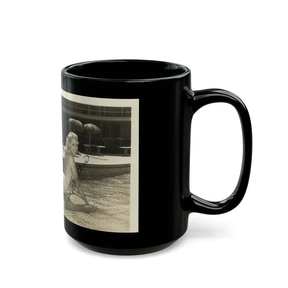 Joan Shawlee #07 (Vintage Female Icon) Black Coffee Mug - Go Mug Yourself