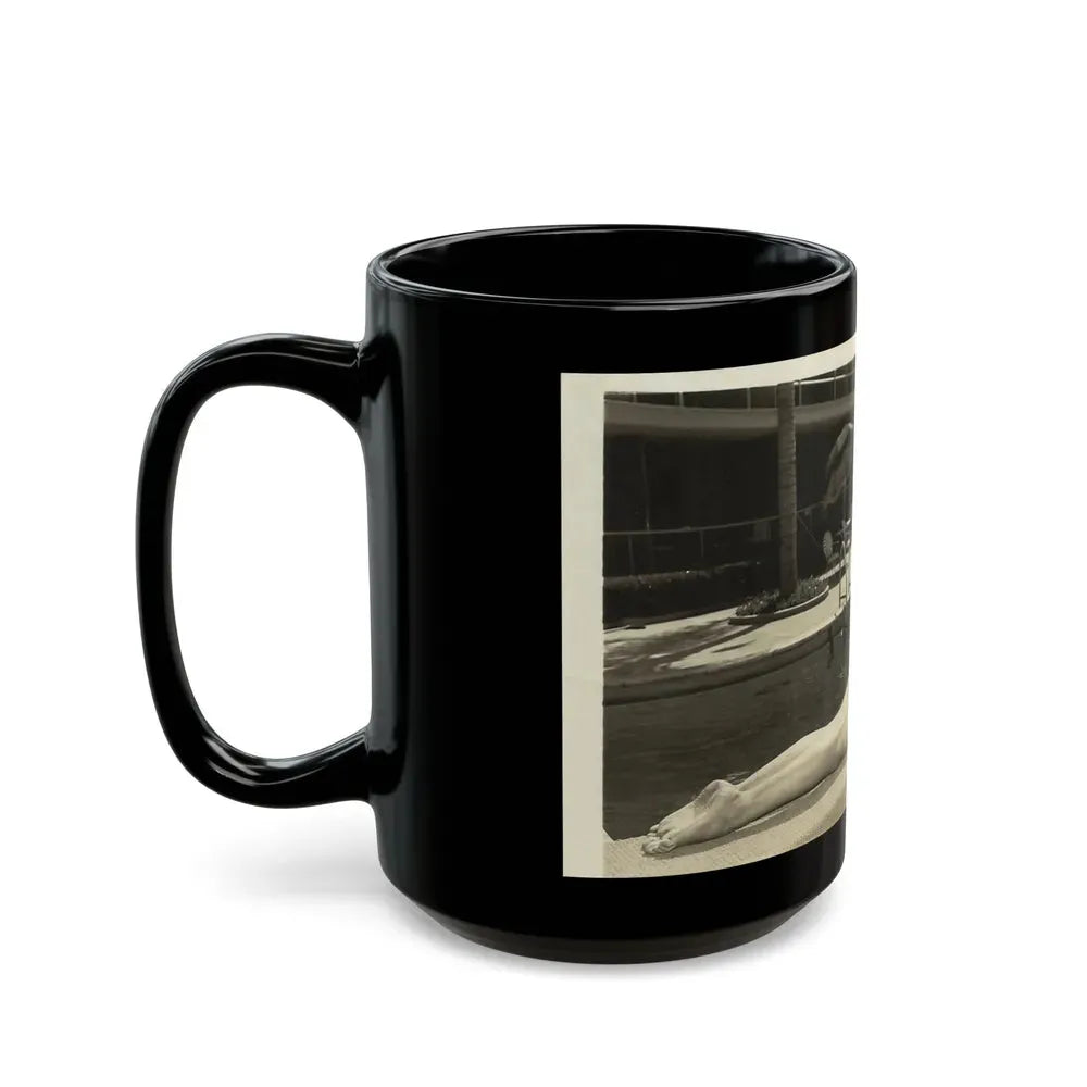 Joan Shawlee #07 (Vintage Female Icon) Black Coffee Mug - Go Mug Yourself