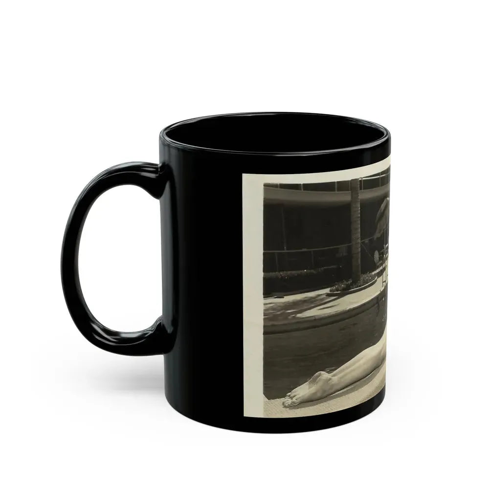 Joan Shawlee #07 (Vintage Female Icon) Black Coffee Mug - Go Mug Yourself