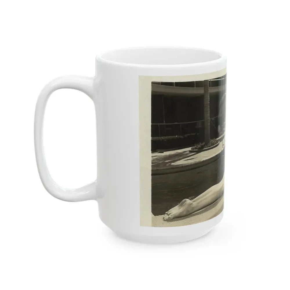 Joan Shawlee #07 (Vintage Female Icon) White Coffee Mug - Go Mug Yourself