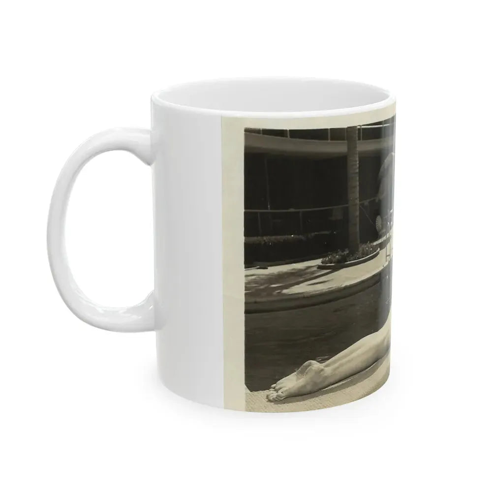 Joan Shawlee #07 (Vintage Female Icon) White Coffee Mug - Go Mug Yourself