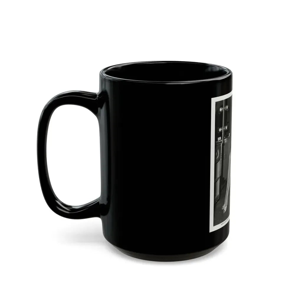 Joan Shawlee #09 (Vintage Female Icon) Black Coffee Mug - Go Mug Yourself