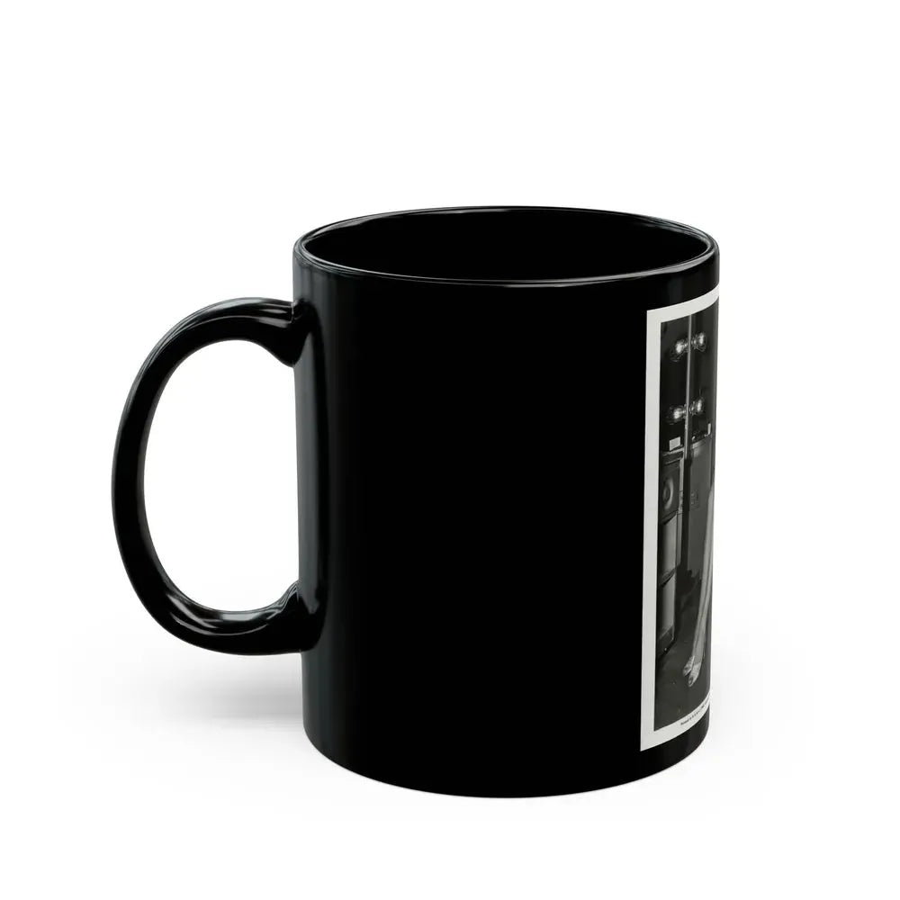 Joan Shawlee #09 (Vintage Female Icon) Black Coffee Mug - Go Mug Yourself