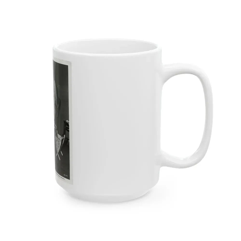 Joan Shawlee #09 (Vintage Female Icon) White Coffee Mug - Go Mug Yourself