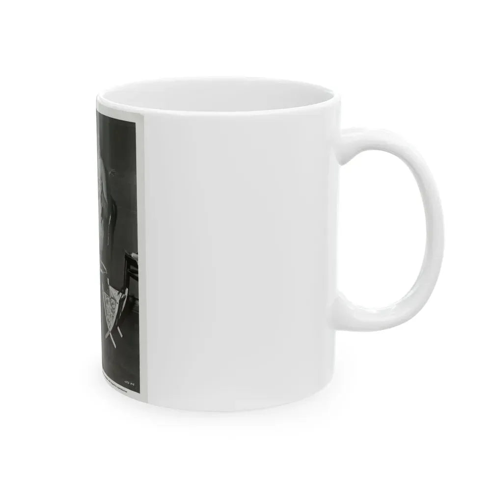 Joan Shawlee #09 (Vintage Female Icon) White Coffee Mug - Go Mug Yourself