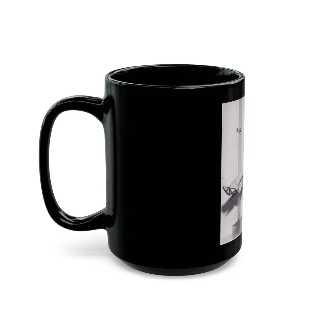 Joan Shawlee #10 (Vintage Female Icon) Black Coffee Mug - Go Mug Yourself