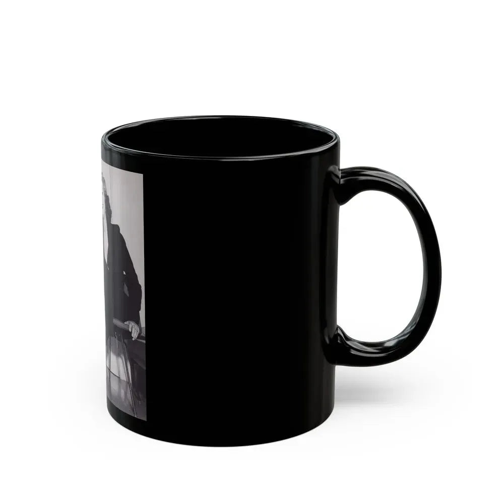 Joan Shawlee #10 (Vintage Female Icon) Black Coffee Mug - Go Mug Yourself