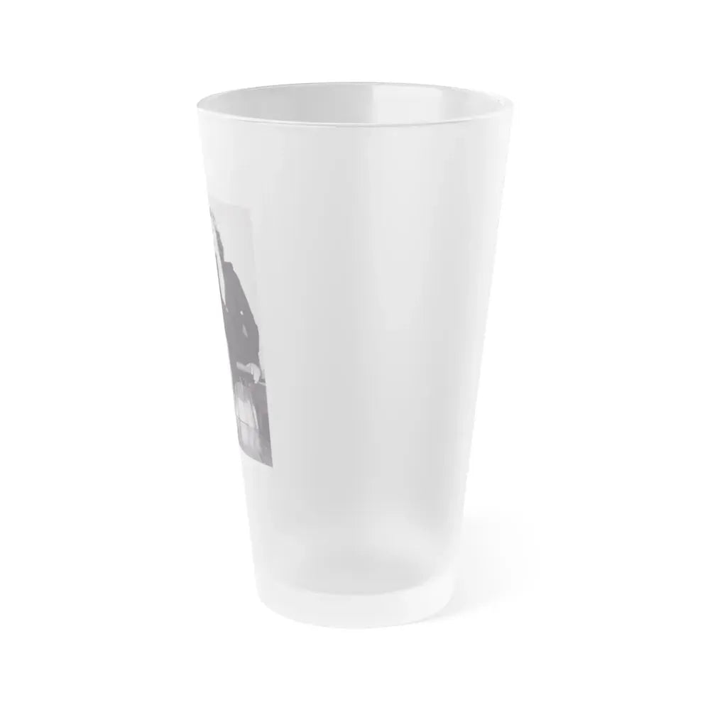 Joan Shawlee #10 (Vintage Female Icon) Frosted Pint Glass 16oz - Go Mug Yourself