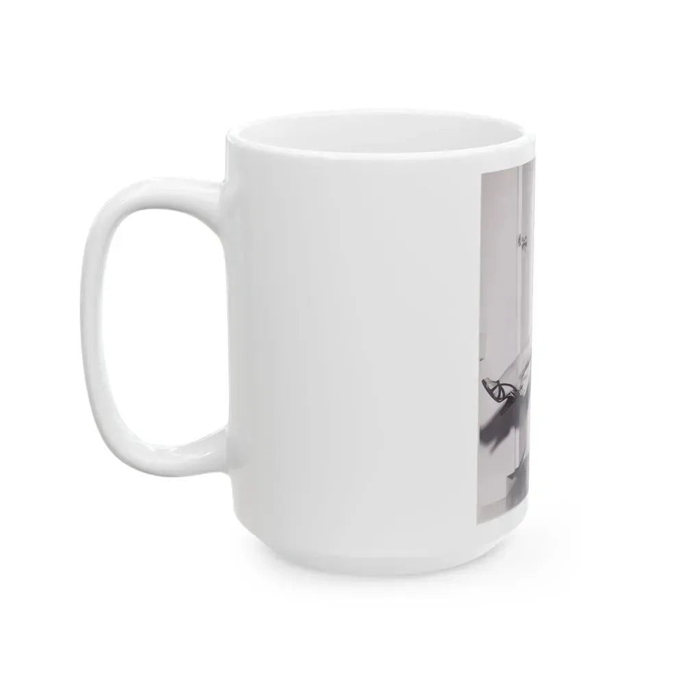 Joan Shawlee #10 (Vintage Female Icon) White Coffee Mug - Go Mug Yourself