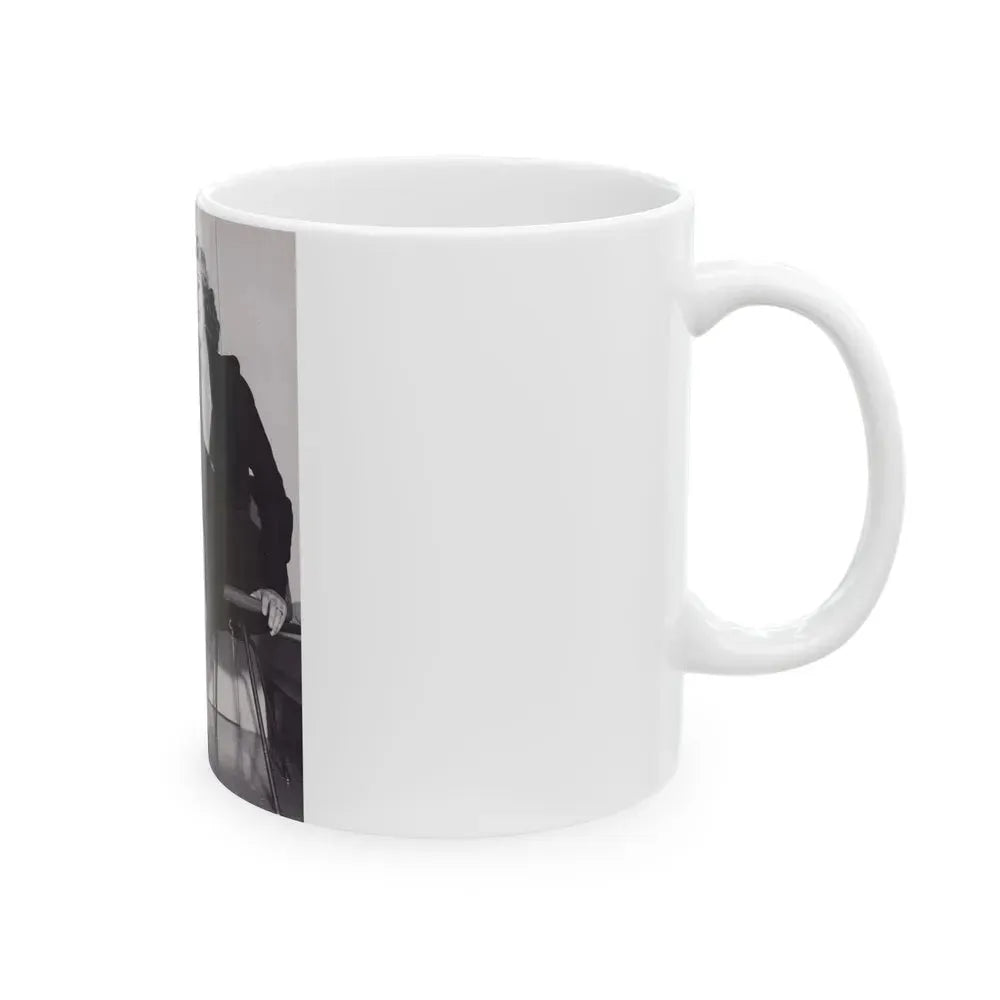 Joan Shawlee #10 (Vintage Female Icon) White Coffee Mug - Go Mug Yourself