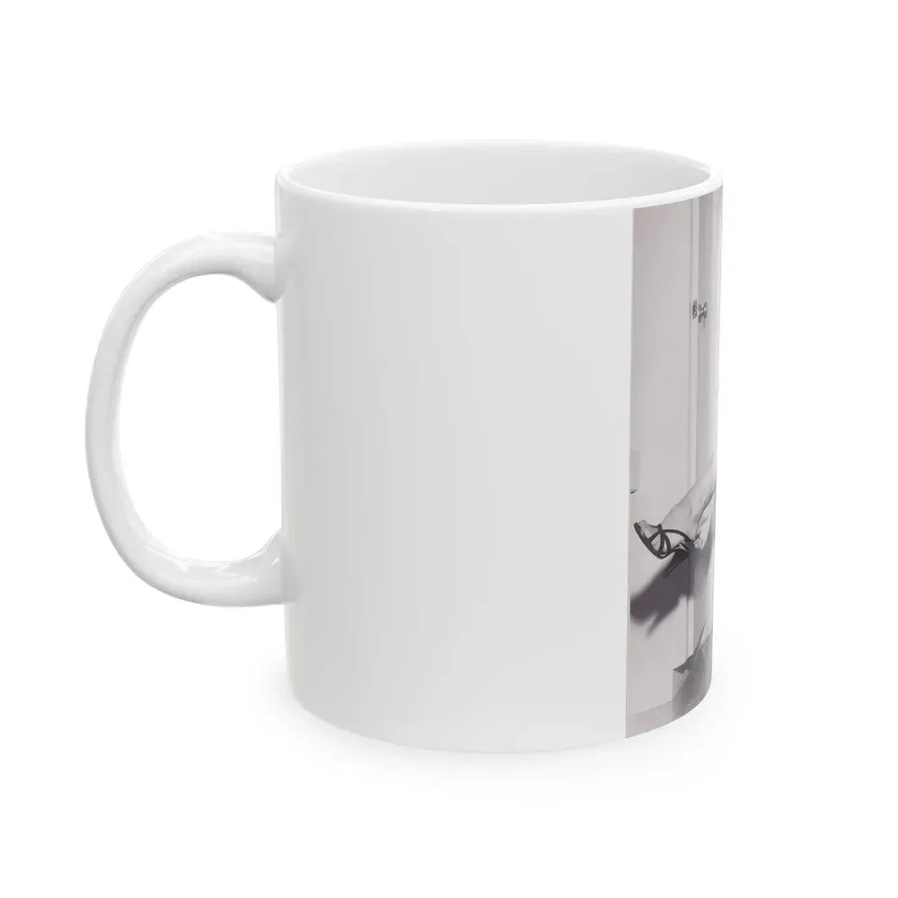 Joan Shawlee #10 (Vintage Female Icon) White Coffee Mug - Go Mug Yourself