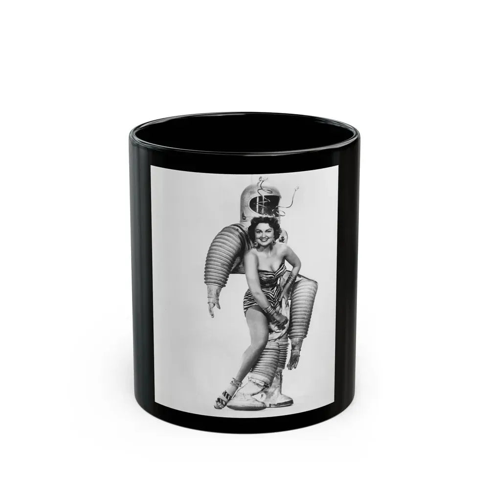 Joan Shawlee #13 (Vintage Female Icon) Black Coffee Mug 11oz - Go Mug Yourself