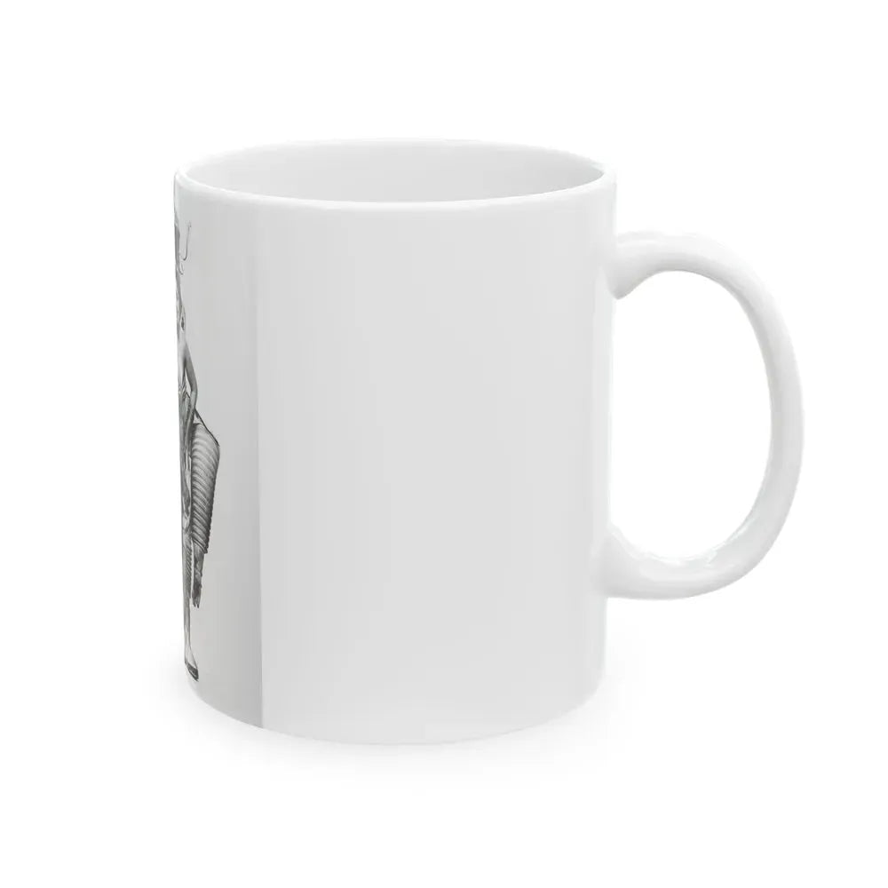 Joan Shawlee #13 (Vintage Female Icon) White Coffee Mug - Go Mug Yourself