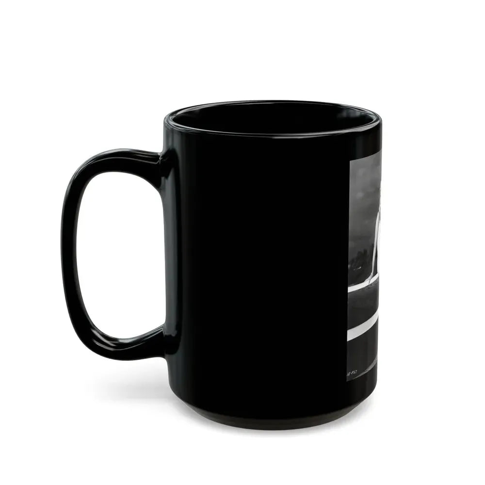 Joan Shawlee #17 (Vintage Female Icon) Black Coffee Mug - Go Mug Yourself