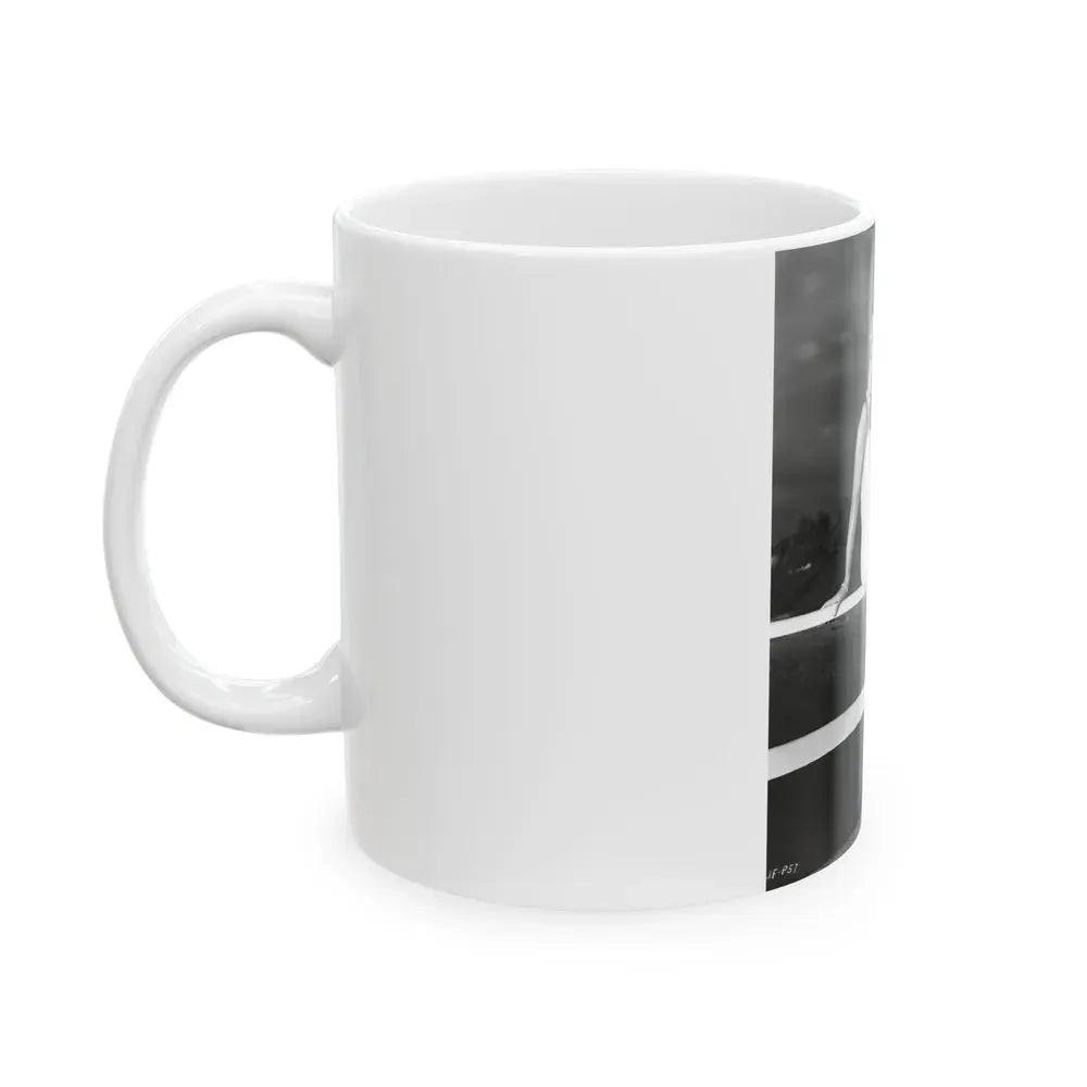 Joan Shawlee #17 (Vintage Female Icon) White Coffee Mug - Go Mug Yourself