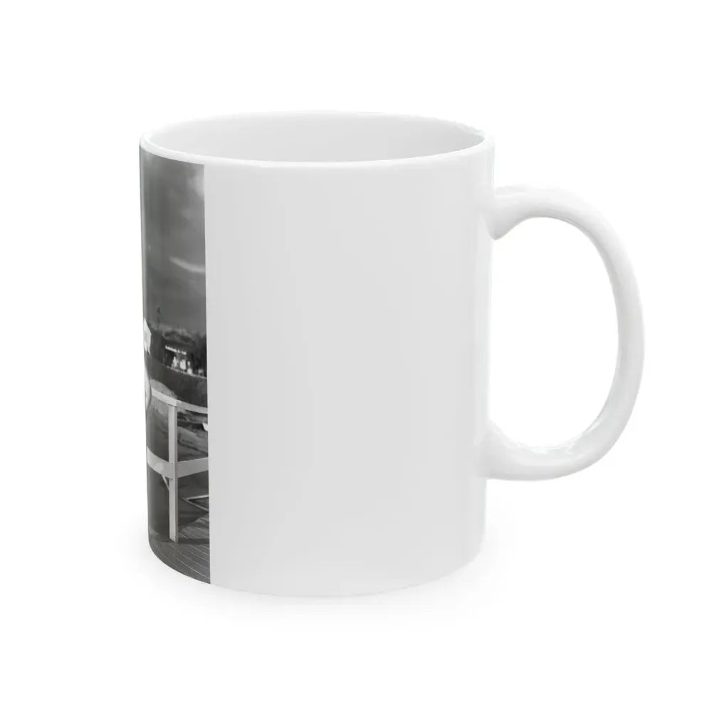 Joan Shawlee #17 (Vintage Female Icon) White Coffee Mug - Go Mug Yourself