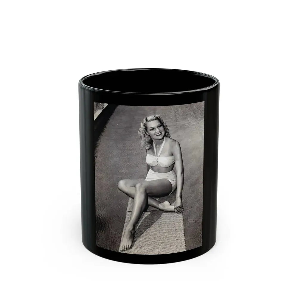 Joan Shawlee #25 (Vintage Female Icon) Black Coffee Mug 11oz - Go Mug Yourself