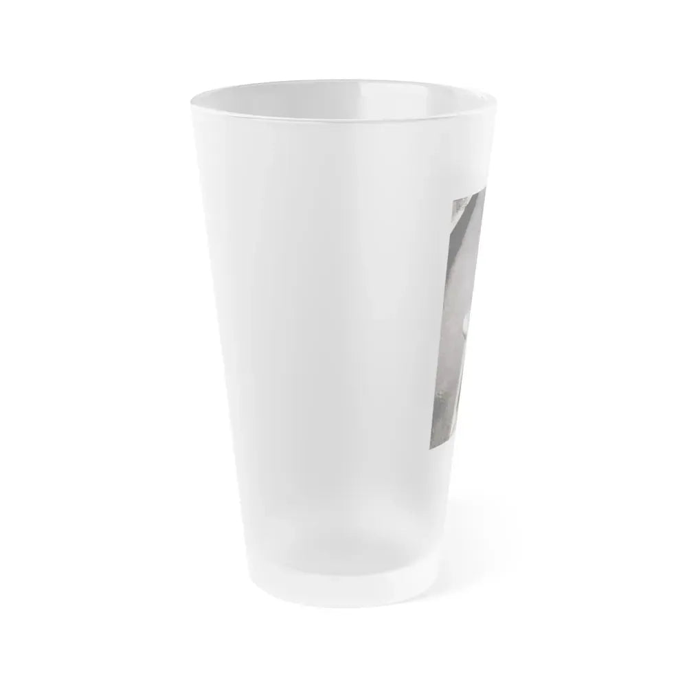 Joan Shawlee #25 (Vintage Female Icon) Frosted Pint Glass 16oz - Go Mug Yourself